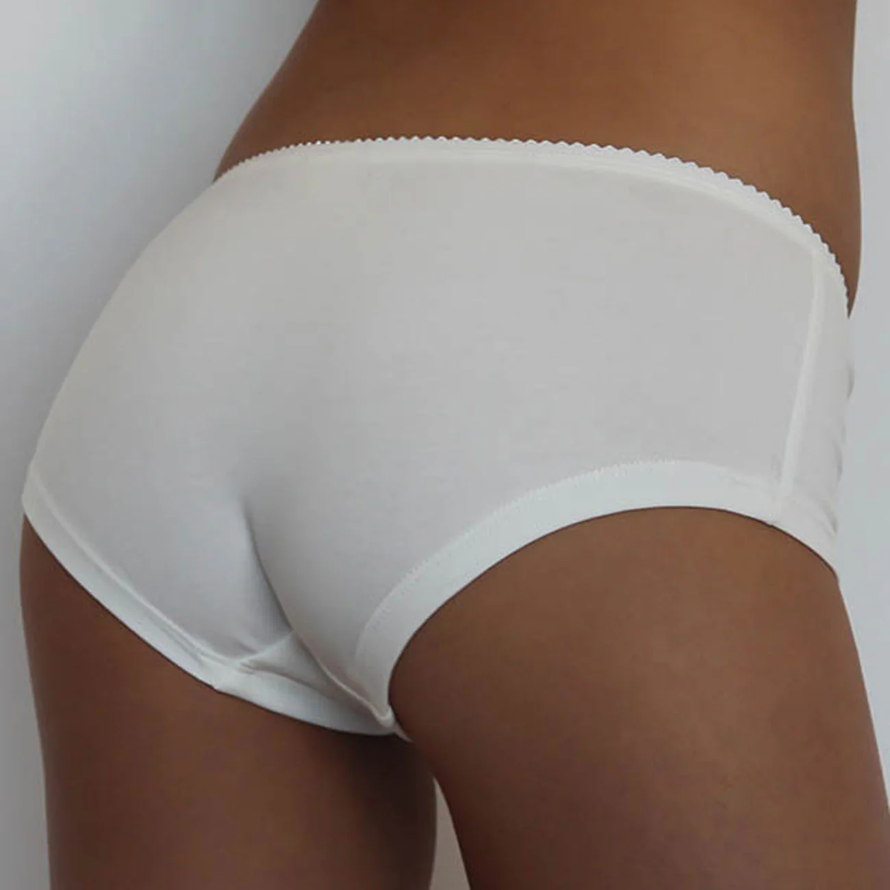 Shorty en coton bio fin picot - ALBERO NATUR – Image 2