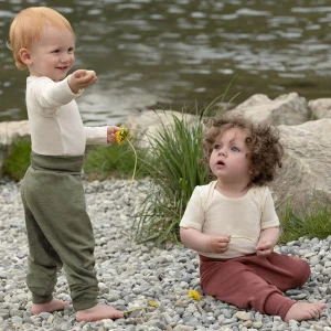 Pantalon confort bébé laine et soie - ENGEL