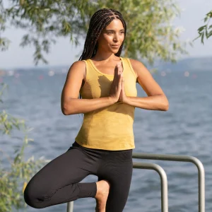 Débardeur sport femme Laine mérinos et soie - ENGEL SPORT