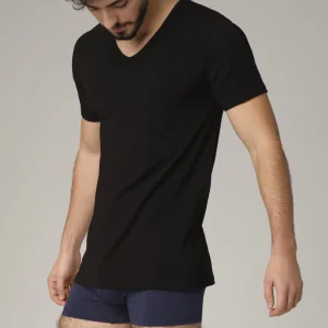 Maillot col V en coton bio - COMAZO