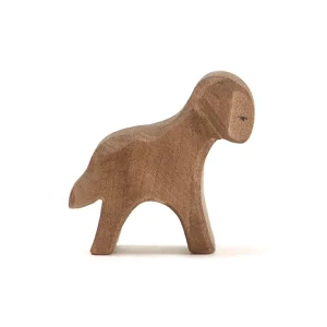 Figurine en bois Agneau brun (6 cm)