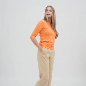 T-shirt manches 3/4 CHLOE 100% coton - LIVING CRAFTS