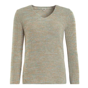 Pull OLENA en coton col V - LIVING CRAFTS