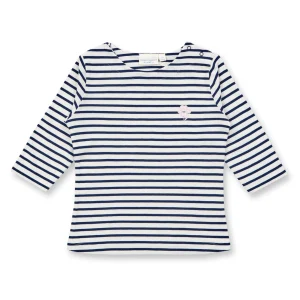 Marinière LOUISE broderie fleur - SENSE ORGANICS