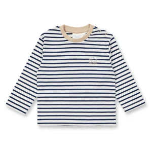 Marinière HANS broderie feuille - SENSE ORGANICS