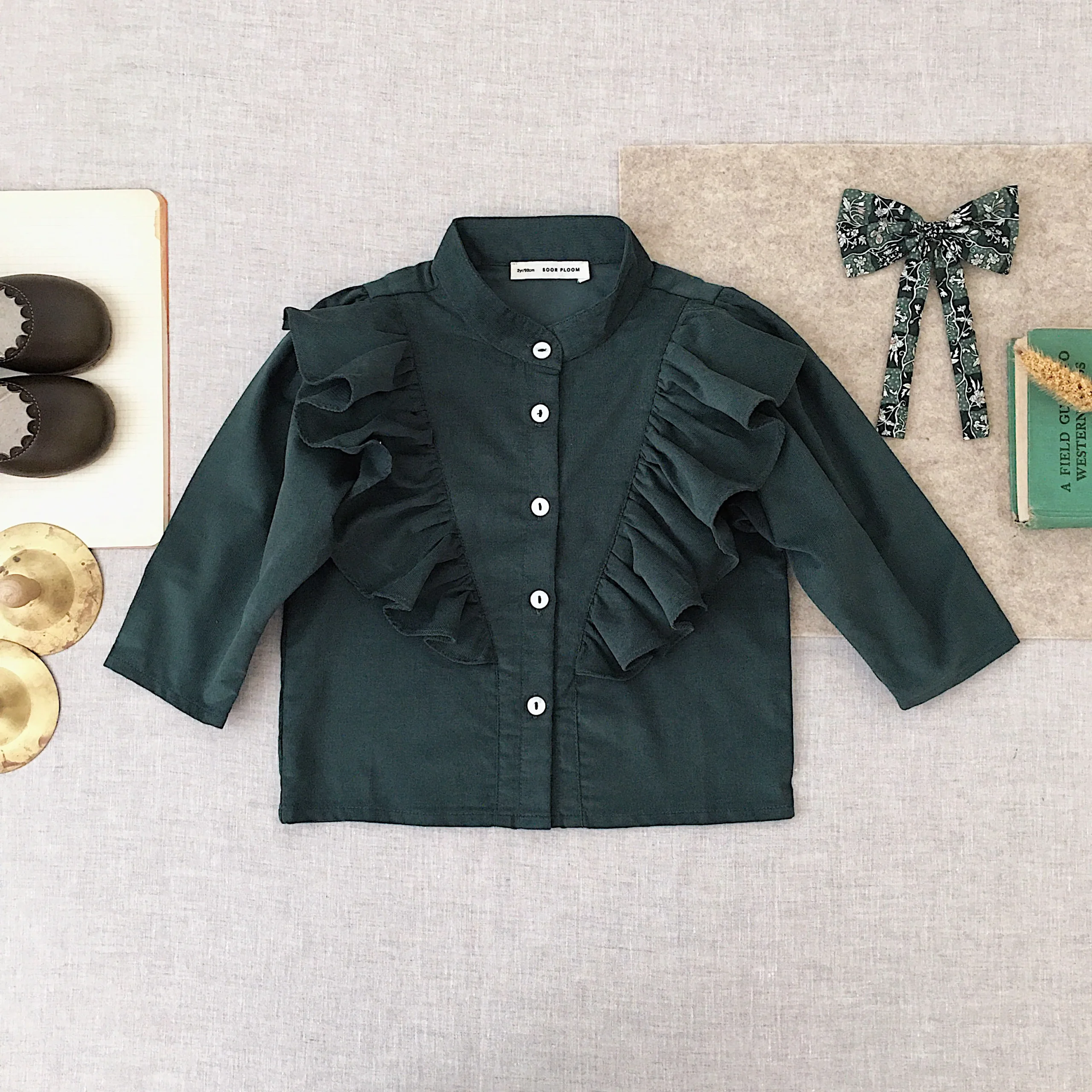 Blouse Edna evergreen