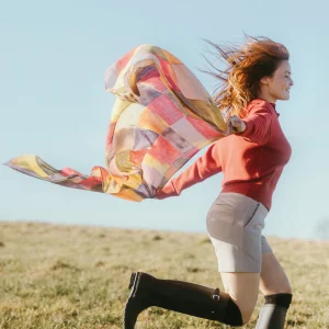 Écharpe patchwork 100% laine PROVENCE - LIVING CRAFTS