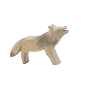 Figurine en bois Loup (7 cm)