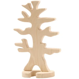 Figurine en bois Arbre à oiseaux (34 cm)