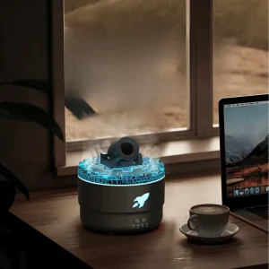 Veilleuse Diffuseur & Humidificateur d'Air - Brume LED Apaisantes, 1L