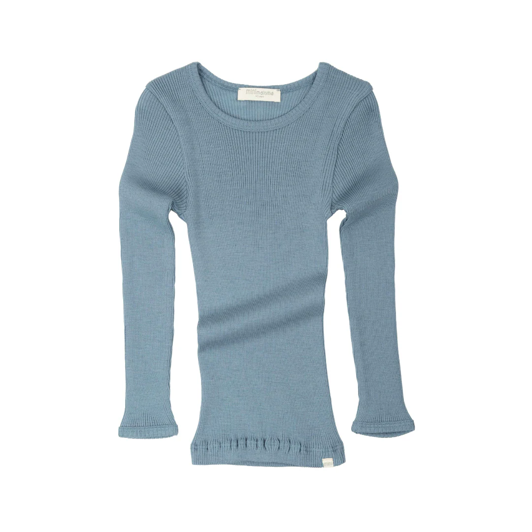 T-shirt Atlantic en laine mérinos winter sky – Image 3