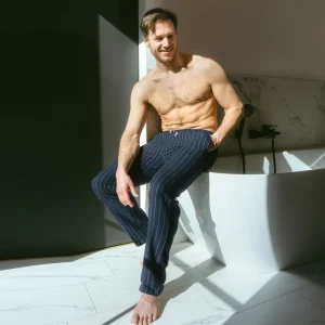 Bas de pyjama SALIM 100% coton bio - LIVING CRAFTS