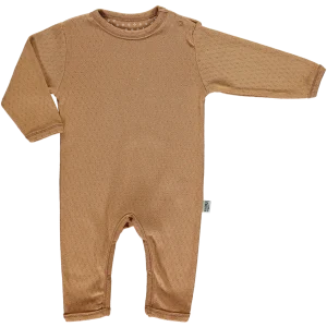 Pyjama Armoise en pointelle indian tan