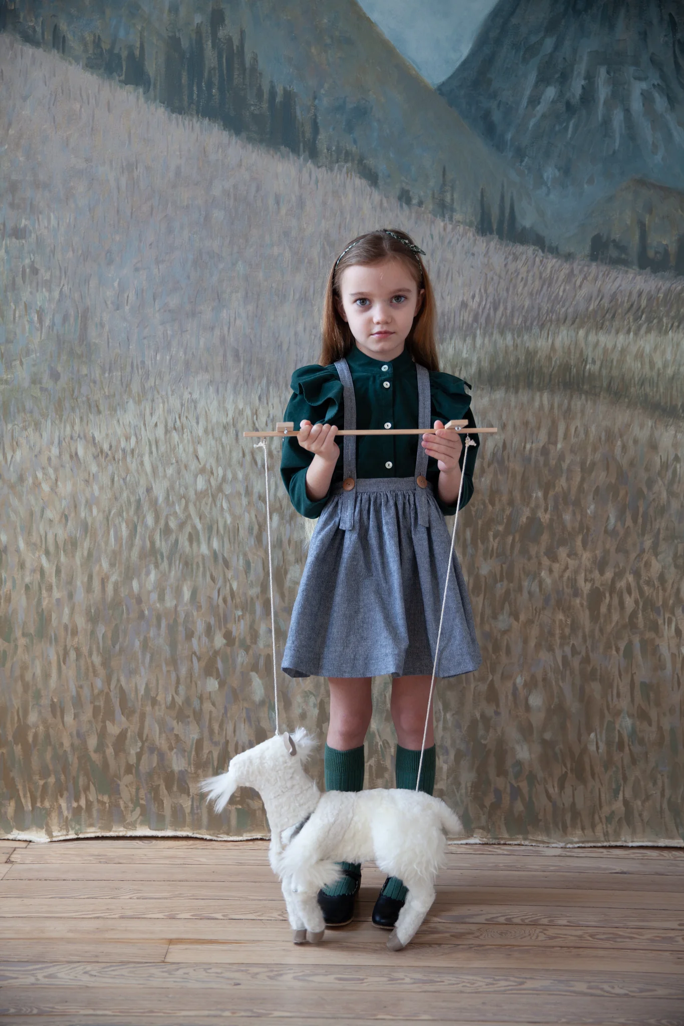 Blouse Edna evergreen – Image 3