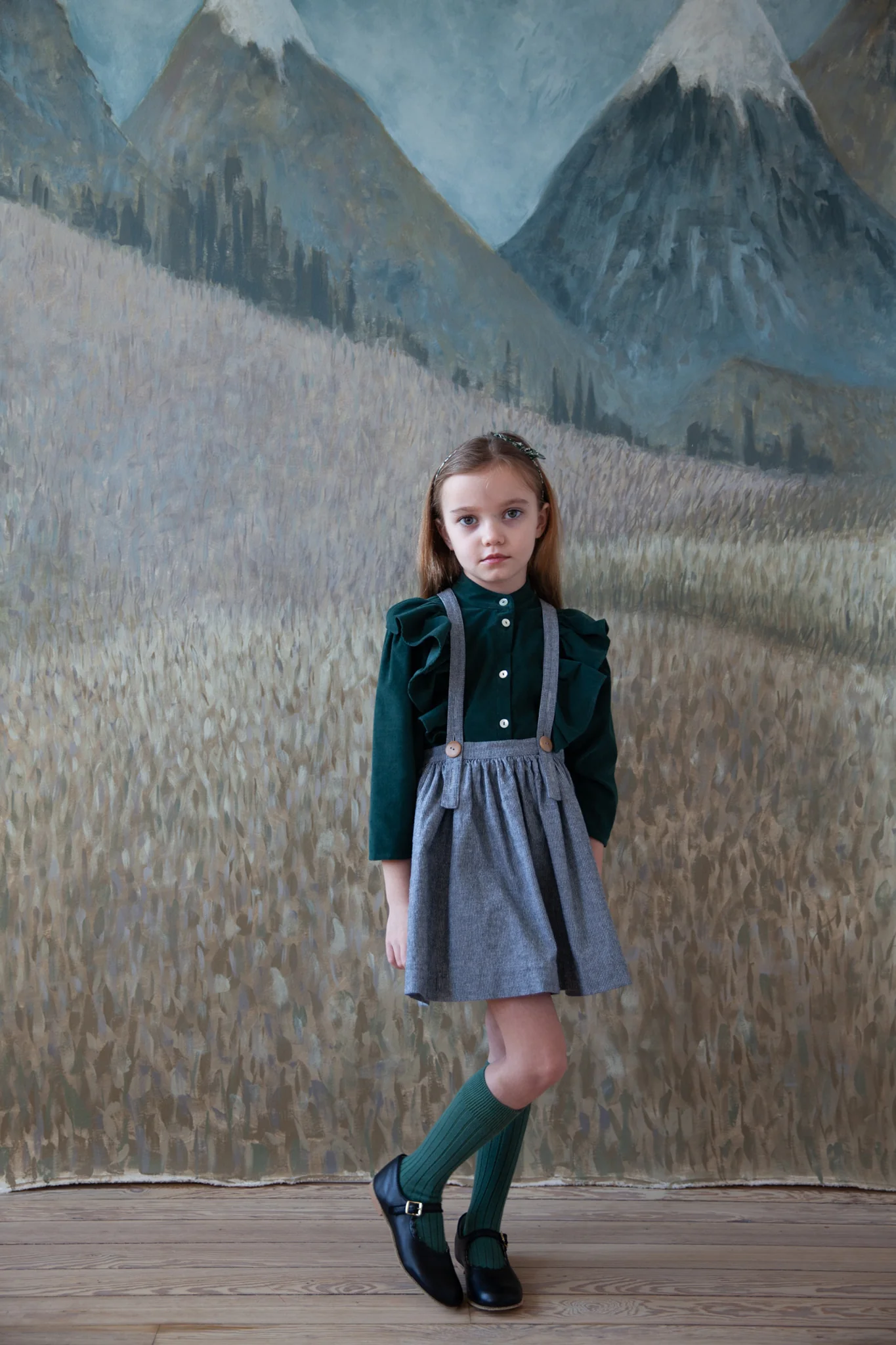 Blouse Edna evergreen – Image 5