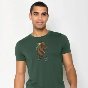 T-shirt ours à vélo - GREENBOMB