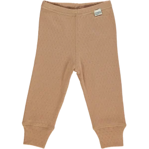 Legging Basilic en pointelle indian tan