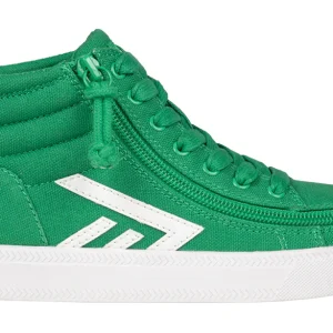 Billy Footwear (Kids) - High Tops Green/White CS Canvas Shoes