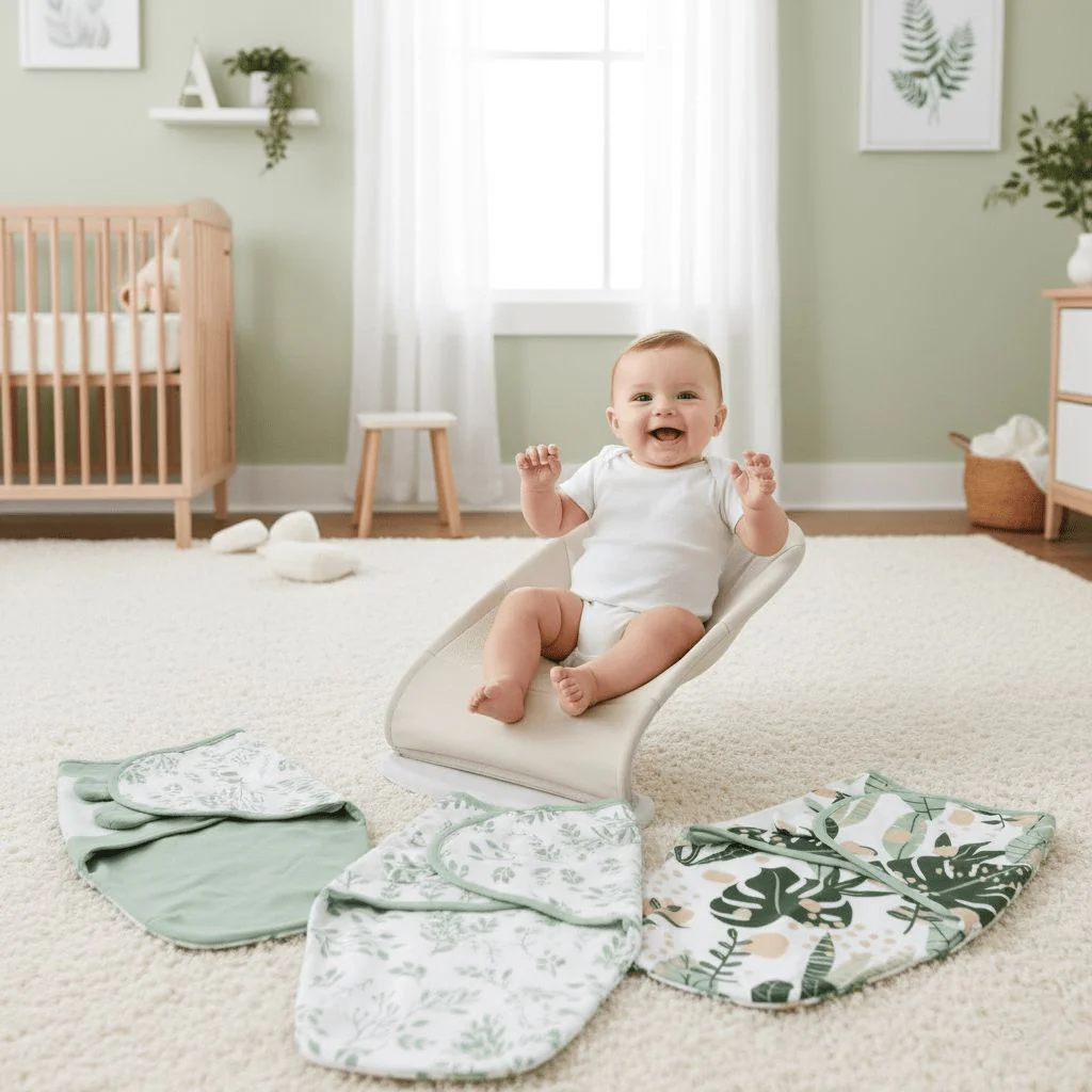 Emmaillotage Bébé-Lot de 3 couvertures | DodoPlus – Image 2