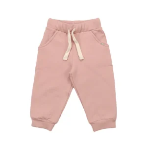 Pantalon de jogging CAT PINK en coton bio - WALKIDDY