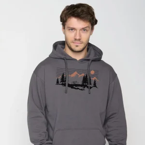 Sweat à capuche montagne - GREENBOMB