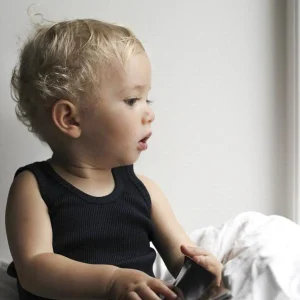 Body Bornholm en soie dark blue