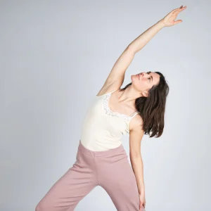 Caraco laine et soie et dentelle recyclée- ENGEL