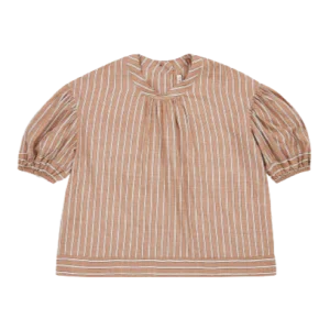 Blouse Chicory beige rayée