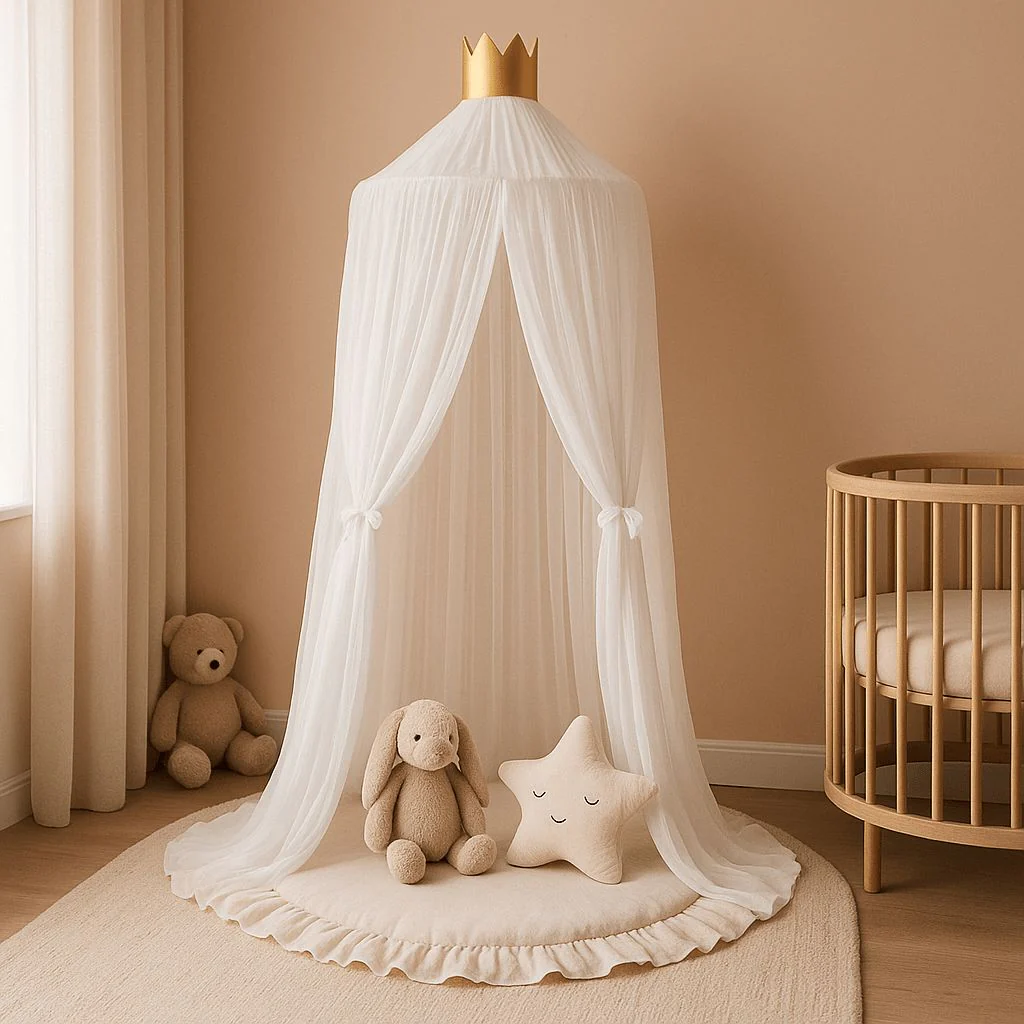 Ciel de Lit Bébé-avec Couronne Royale – Image 8
