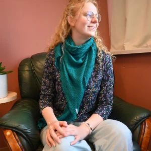 Châle ajouré 100% laine mérinos - MADNESS