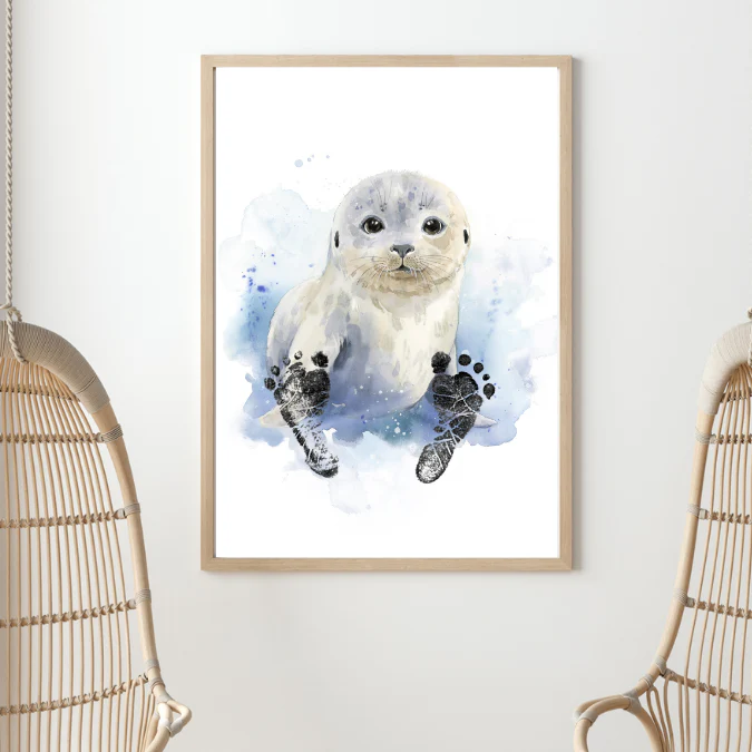 Kit empreintes bébé phoque – Image 2