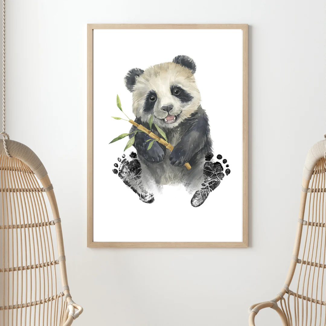 Kit empreintes bébé panda – Image 2