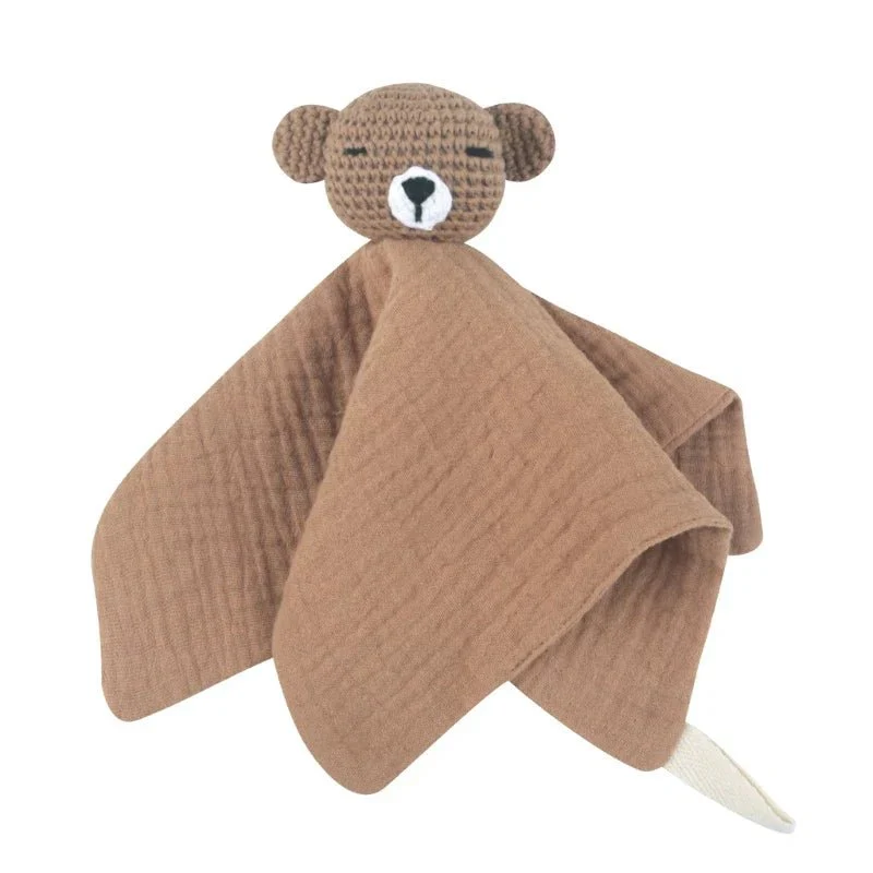 Doudou-en Crochet Petit Ours | Coton Bio Hypoallergénique – Image 6