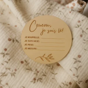 Pastille Bienvenue au Monde