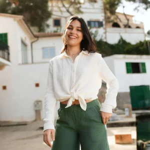 Chemise FENJA en mousseline de coton bio - NORDLICHT