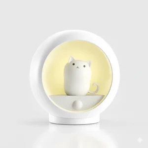 Veilleuse Chat Led murale avec détecteur de mouvement