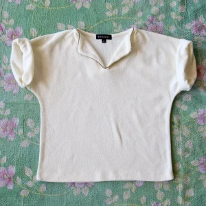 T-shirt éponge ivoire