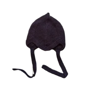 Bonnet en baby alpaga Bleu marine