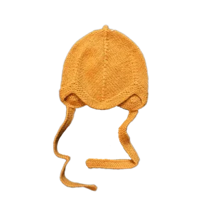 Bonnet en baby alpaga Moutarde
