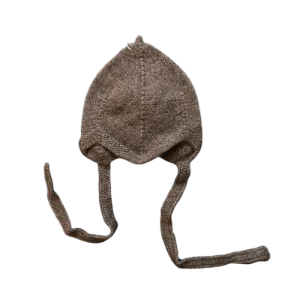 Bonnet en baby alpaga Gris foncé