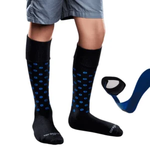 KnitRite (Kids) - Patternered AFO Socks 1 pack Core Spun