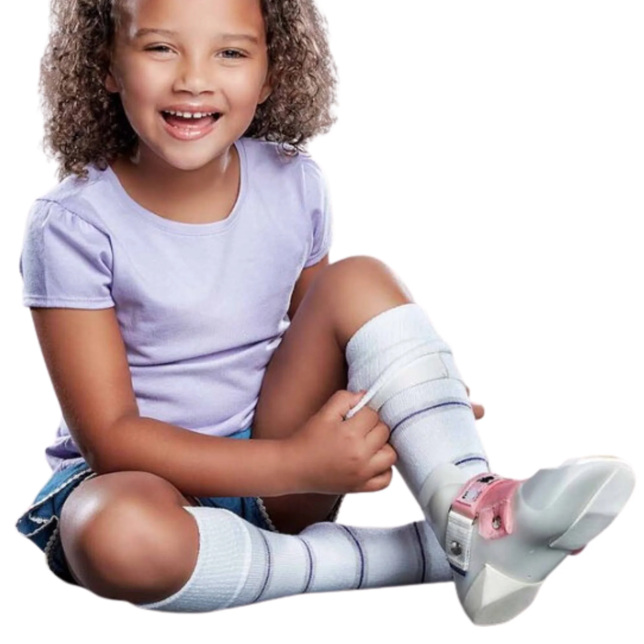 KnitRite (Kids) - Patternered AFO Socks 1 pack Core Spun – Image 5