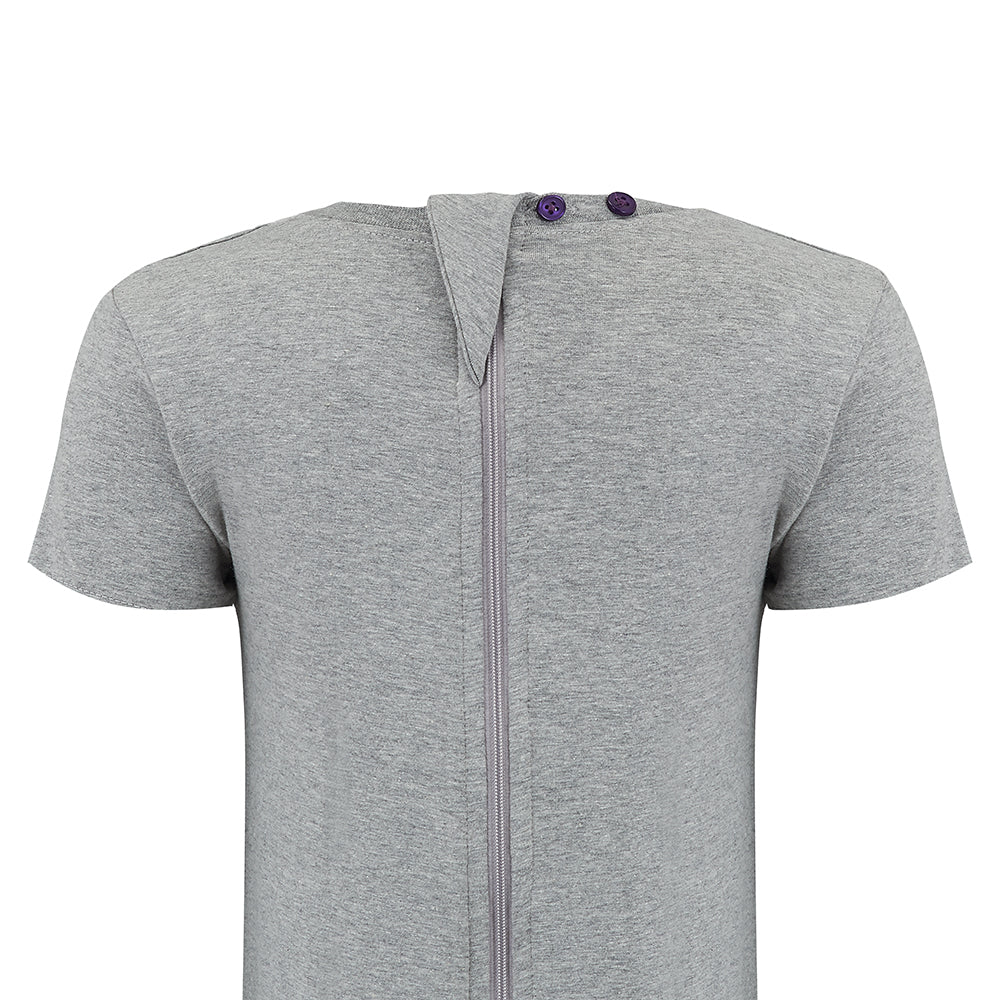 KayCey®Z Secret Zip Back Jumpsuits (Adults) - Short Sleeve / Knee Length – Image 7