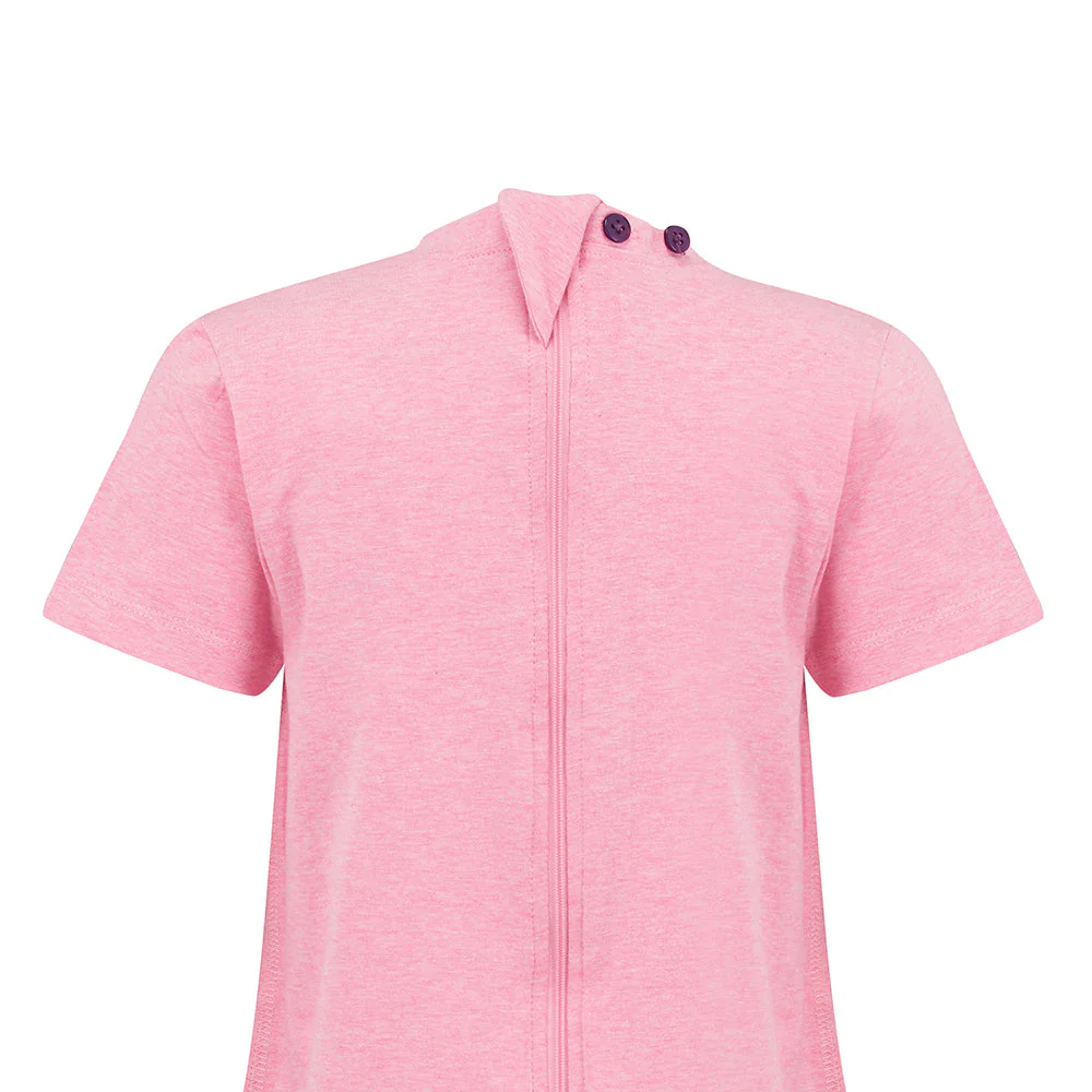 KayCey®Z Secret Zip Back Jumpsuits (Adults) - Short Sleeve / Knee Length – Image 3