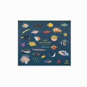 160 Stickers "Colorful fish"