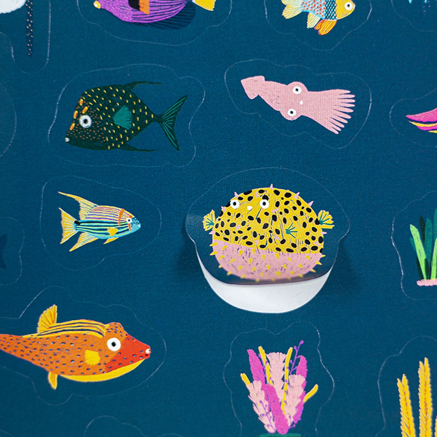 160 Stickers "Colorful fish" – Image 3