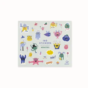 160 Stickers "Monsters"