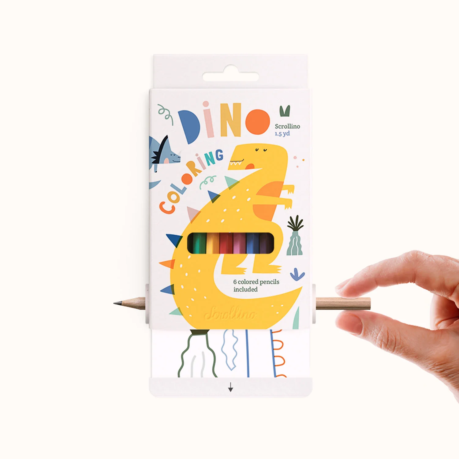 Coloriage Scrollino Dino – Image 3