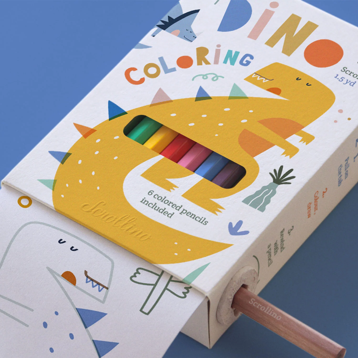 Coloriage Scrollino Dino – Image 4