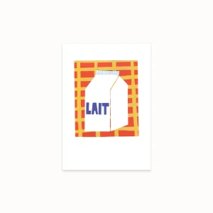 Affiche "Lait" A4